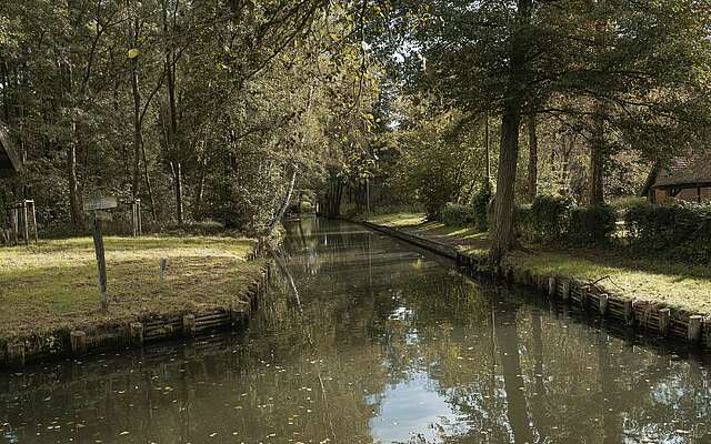 Fließ im Spreewald bei Lübben