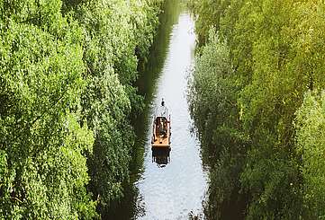 Floßtour auf dem Schwielochsee