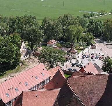 Blick über Altstadt und Burg Lenzen