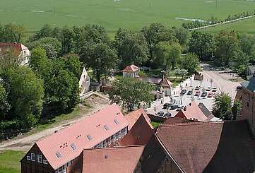 Blick über Altstadt und Burg Lenzen