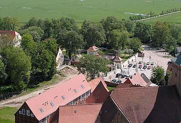 Blick über Altstadt und Burg Lenzen