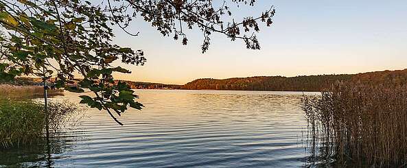 Sonnenuntergang am Werbelinsee
