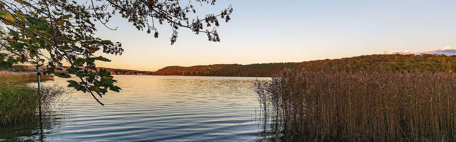 Sonnenuntergang am Werbelinsee