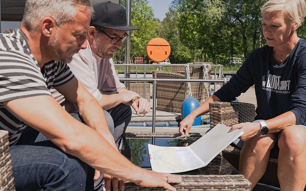 Skippertraining vor Hausboottour