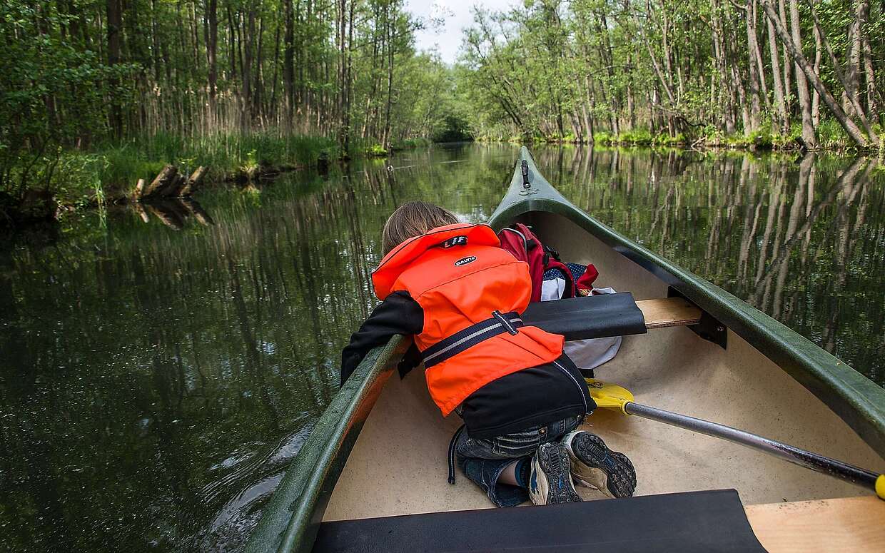 Kanutour in der Uckermark
