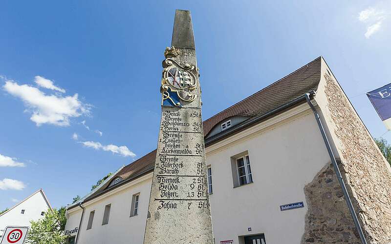 Postsäule in Bad Belzig