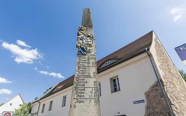 Postsäule in Bad Belzig Postsäule in Bad Belzig