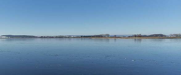 Oberuckersee im Winter