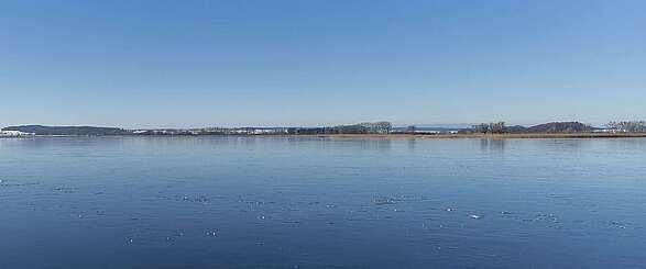 Oberuckersee im Winter