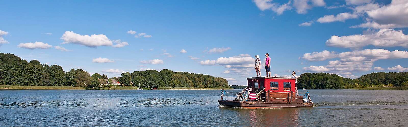 Floßtour auf dem Großen Wentowsee
