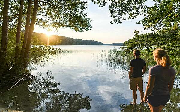 Wanderer am Roofensee