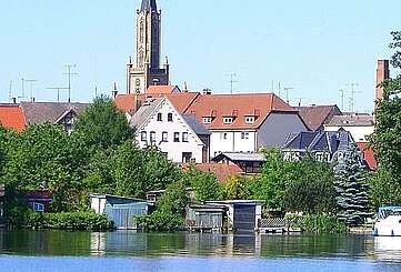 Blick auf Fürstenberg/Havel