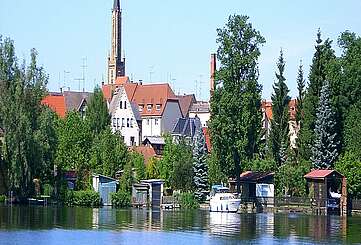 Blick auf Fürstenberg/Havel