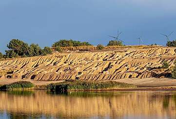 Bergbaufolgelandschaft bei Wanninchen