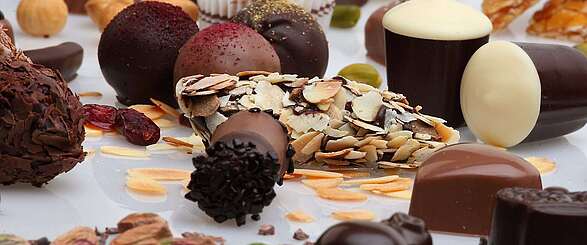 Schokopralinen aus der Confiserie Felicitas
