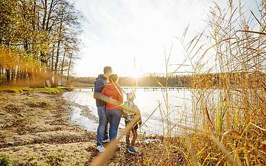 Badestelle am Hafendorf Rheinsberg