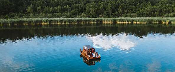 Floßtour auf dem Schwielochsee