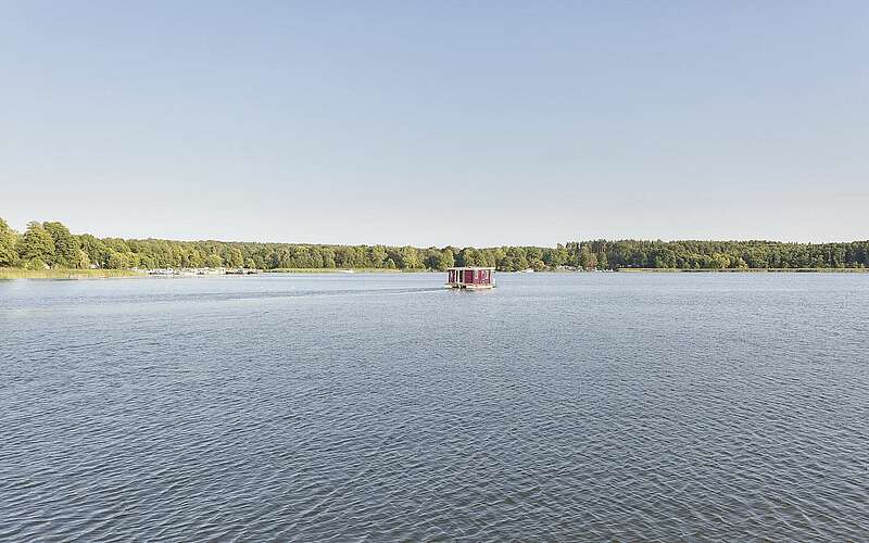 Hausboot auf dem Stolpsee