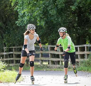 Skater auf dem Flaeming-Skate