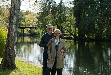 Claudia und Markus Karl an der Spree