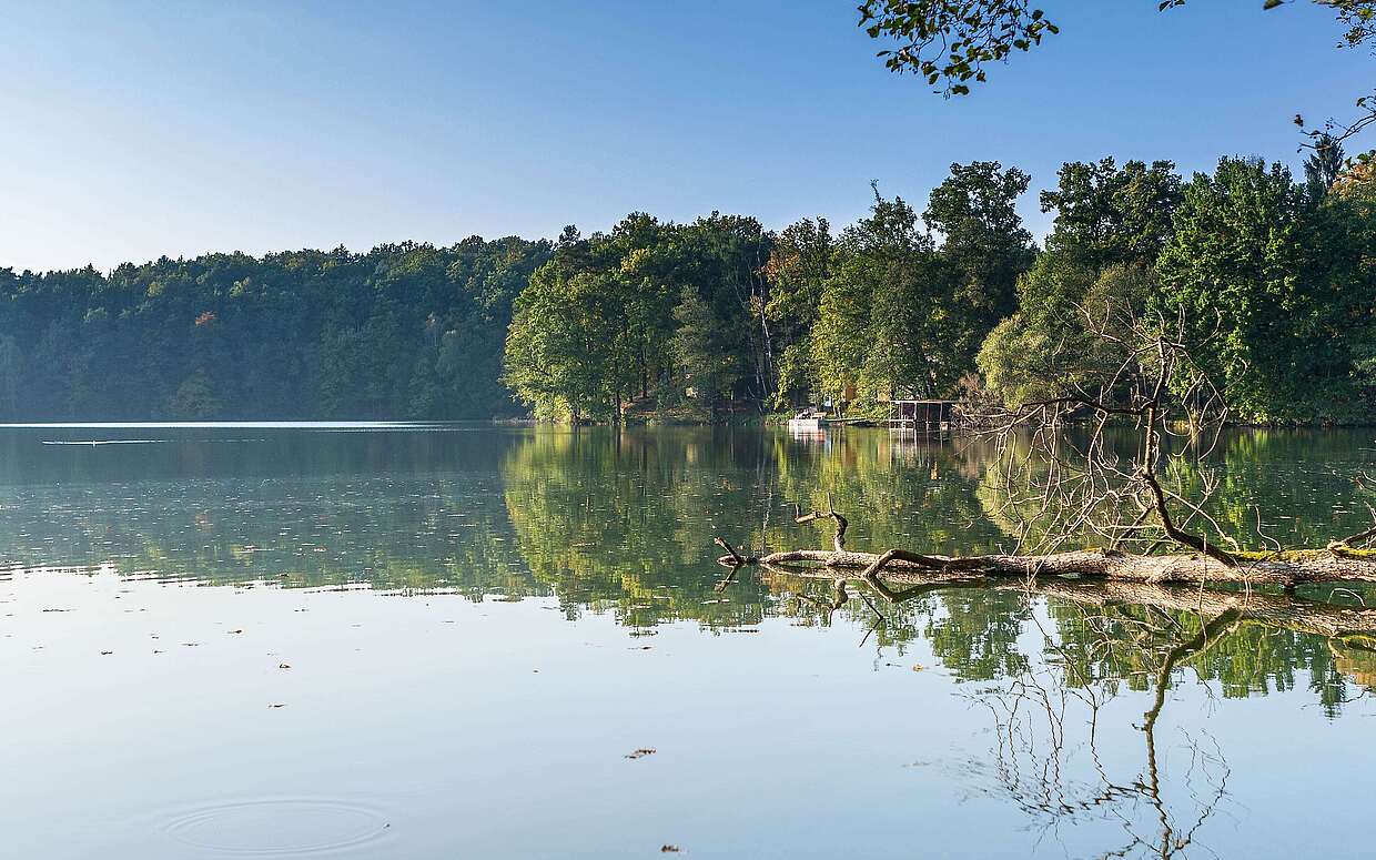 Auch am idylischen Wirchensee im Naturpark Schlaubetal führt die Oder-Spree-Tour vorbei