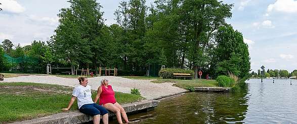 Familie Werner im Strandbad Neue Mühle