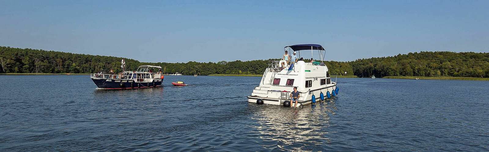 Hausboot bei Fürstenberg/Havel