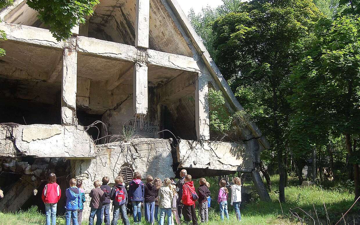 Die imposante alte Bunkeranlage "Maybach I" ist ein Markenzeichen von Wünsdorf.