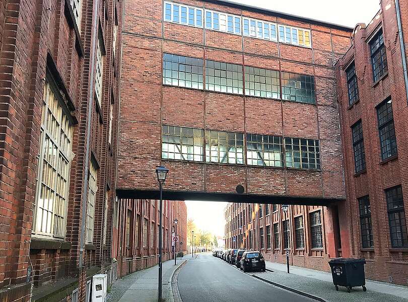 An dem Brennabor-Gebäudekomplex entstanden einige Szenen für den Film „Phoenix“ 