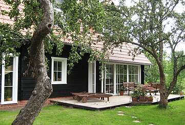 Terrasse eines Apartments