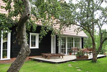 Terrasse eines Apartments