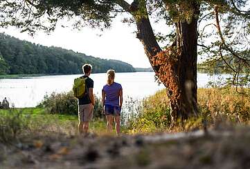 Wanderer am Roofensee