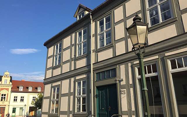 Fachwerkgebäude am Marktplatz Angermünde Fachwerkgebäude am Marktplatz Angermünde