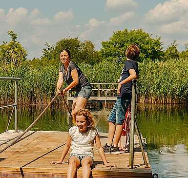 Familienausflug im Ruppiner Seenland
