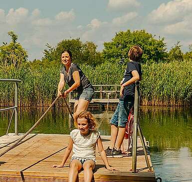 Familienausflug im Ruppiner Seenland