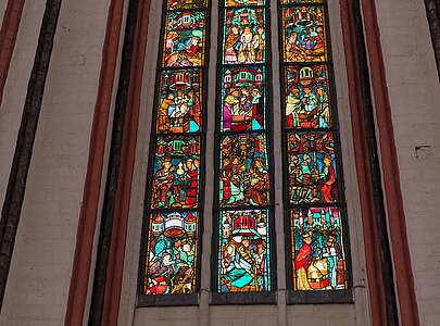 Fenster in der Marienkirche Frankfurt (Oder)