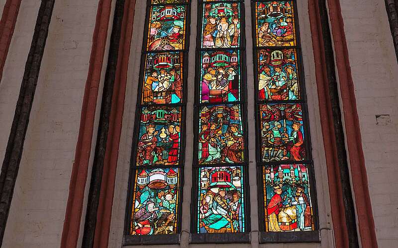 Fenster in der Marienkirche Frankfurt (Oder)