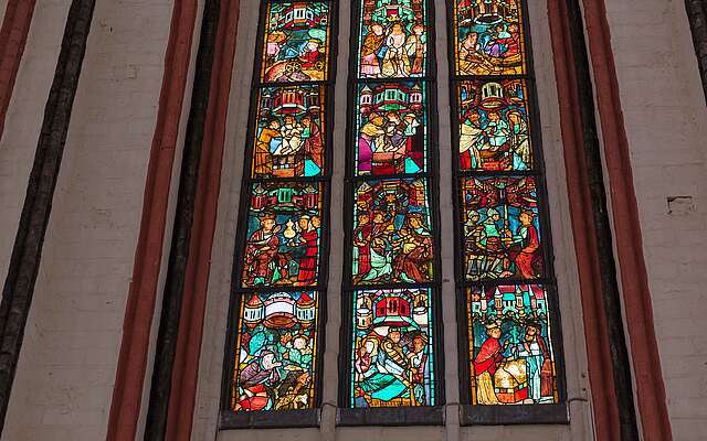 Fenster in der Marienkirche Frankfurt (Oder) Fenster in der Marienkirche Frankfurt (Oder)