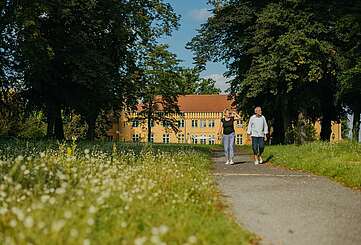 Spaziergang im Schlosspark Petzow