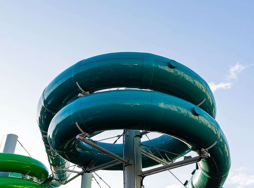 Rutsche im Spreeweltenbad Lübbenau