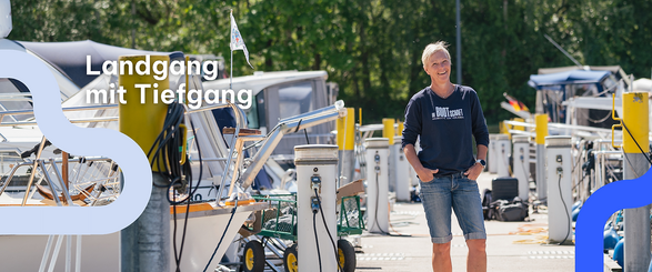 Bettina Vogel in der Marina Mildenberg