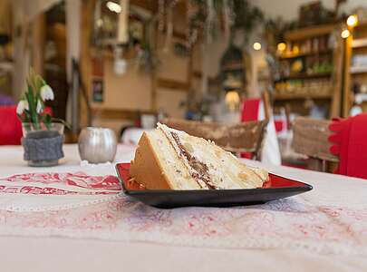 Birnentorte im Café Altes Waschhaus