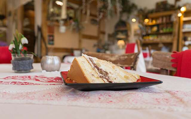 Birnentorte im Café Altes Waschhaus