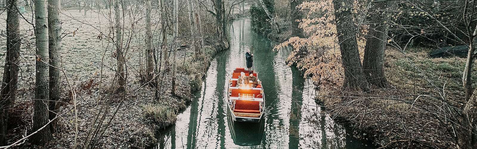 Winterkahnfahrt im Spreewald