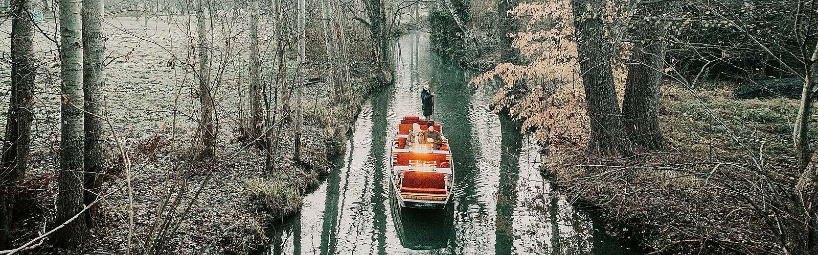 Winterkahnfahrt im Spreewald