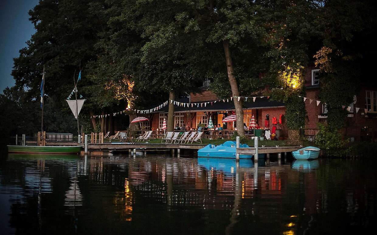 Abendstimmung auf der Insel Kyritz