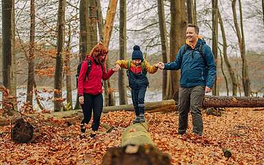 Familienwanderung am Stechlinsee