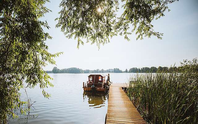 Floßtour auf dem Schwielochsee