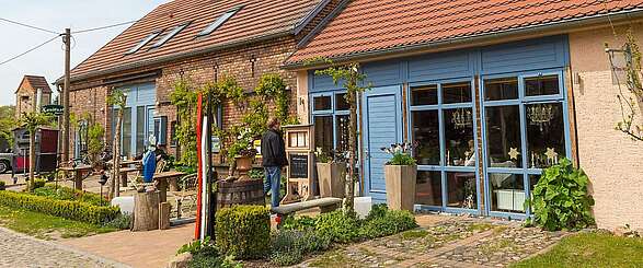 Außenbereich vom Restaurant Landlust Körzin