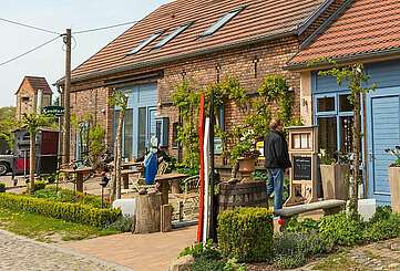 Außenbereich vom Restaurant Landlust Körzin